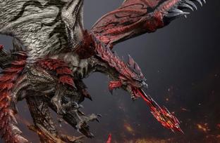 Огнедышащая виверна: Edge Studio открыла предзаказ на неофициальную статую Раталоса из Monster Hunter: World