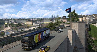 Разработчики Euro Truck Simulator 2 показали переделанный Люксембург — новые скриншоты обновления Бенилюкса