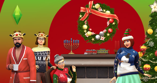 В The Sims 4 началась раздача новогодних подарков — тематические предметы, аксессуары и не только