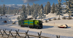 В Euro Truck Simulator 2 и ATS пришла зима — стартовал новогодний ивент с наградами