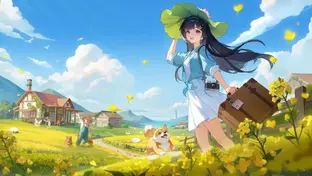 Стилизованный под аниме симулятор жизни Starsand Island выйдет в феврале