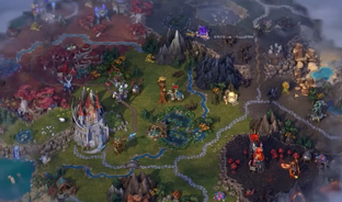Тизер Heroes of Might and Magic: Olden Era — показали базу убийц драконов, где можно нанимать бойцов