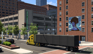 Создатели American Truck Simulator показали граффити на улицах городов штата Иллинойс