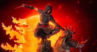 Опубликован ролик с распаковкой и сборкой статуи Ясукэ и Наоэ из Assassin’s Creed Shadows от PureArts