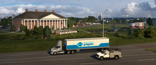 Разработчики American Truck Simulator показали города из DLC про Южную Дакоту