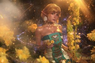 Модель воплотила образ Зельды из The Legend of Zelda: Tears of the Kingdom — принцессы Хайрула