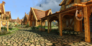 Моддер переделал города и локации Skyrim в стиле аниме Studio Ghibli