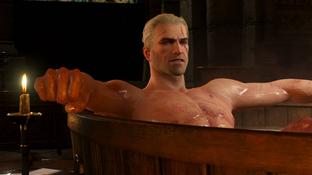 Косплеер в образе Геральта из «Ведьмака 3» прикатил на Gamescom 2026 в дымящейся ванне