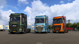 Euro Truck Simulator 2 получит три новые моделигрузовика DAF XG — тизеры обновления 1.62