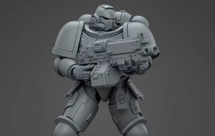 JoyToy опубликовала обзорный ролик фигурки нераскрашенного космодесантника из Warhammer 40,000: Space Marine 2