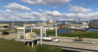 Дороги и развязки Луизианы в American Truck Simulator. Новые скриншоты дополнения про южный штат