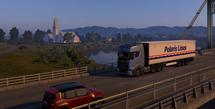 Сложные названия церквей «страны огня и льда» в Euro Truck Simulator 2. Новые скриншоты дополнения про Исландию.