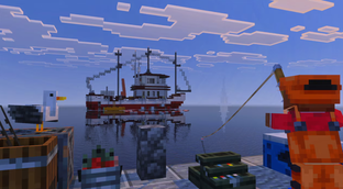 В Minecraft появилась официальная рыбалка — вышло дополнение Friendly Fishing