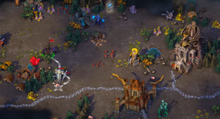 4 часа геймплея Heroes of Might and Magic Olden Era за фракцию Подземелье — показали глобальную карту, прокачку и сражения