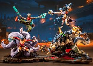 PureArts и Riot Games открыли предзаказ на статуи Джинкс, Варвика, Ари и Экко из файтинга 2XKO