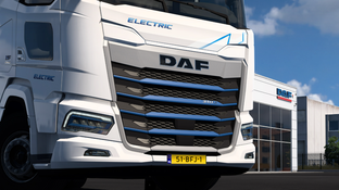 В Euro Truck Simulator 2 добавили новый грузовой электромобиль DAF