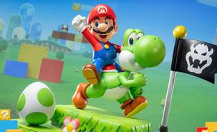 First 4 Figures открыла предзаказ на статую Марио и Йоши из вселенной Super Mario