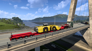 В Euro Truck Simulator 2 добавят новые огромные спецгрузы — подземный погрузчик и лопасти ветряной турбины