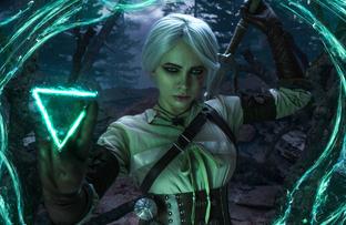 Встреча с Хозяйками Леса: модель показала косплей Цири из игры «Ведьмак 3: Дикая Охота»