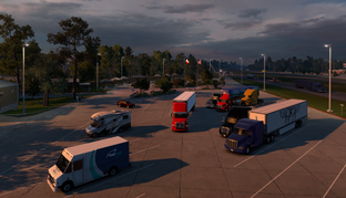 В American Truck Simulator добавили HDR и доработали АЗС для новых машин — началось бета-тестирование обновления 1.57
