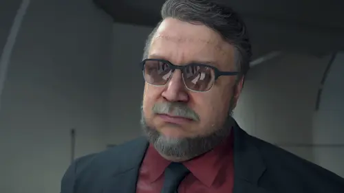 Гильермо дель Торо в роли Дэдмена в Death Stranding