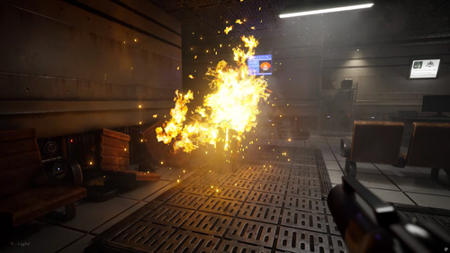 Ensamblaje de fans de Doom 3 en Unreal Engine 5