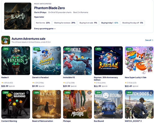 Для PS5 появился аналог SteamDB – он собирает данные, которых не хватает PlayStation
