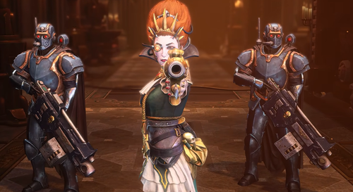Аспис Чорда в Warhammer 40,000: Dark Heresy — Owlcat показала геймплейный тизер избранницы Бога-Императора