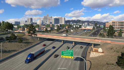 В American Truck Simulator переделают города Невады — показали скриншоты новых версий локаций