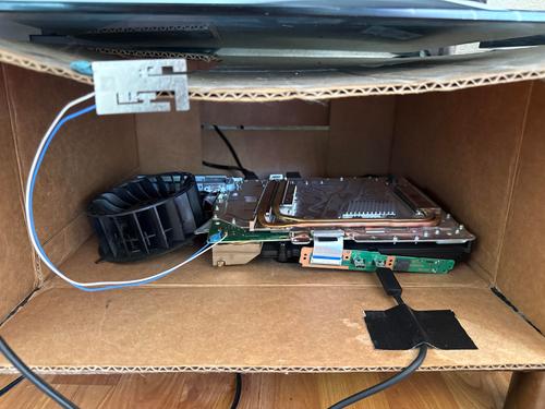 PS5 Pro lived a whole year without a case: an experiment with a cardboard box surprised even the owner