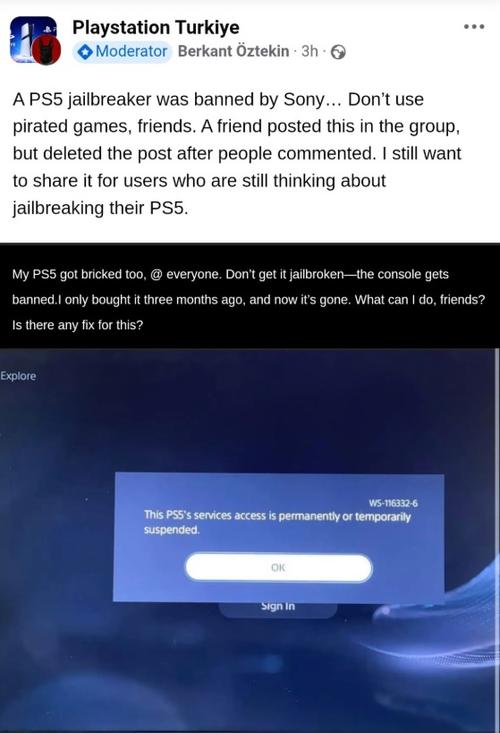 Hacked PS5 Banned by Sony - Owners Warned of Danger
