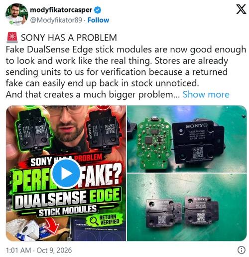 PlayStation has a new problem: fake DualSense Edge modules are almost indistinguishable from the original