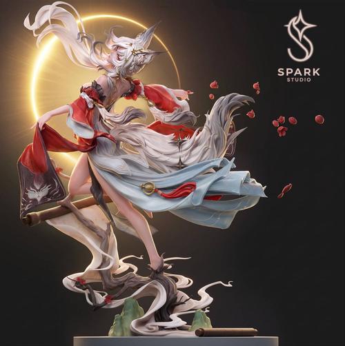 Spark Studio opened pre-orders for an unofficial statue of Yin - Huanglong Guardian from Wuthering Waves
