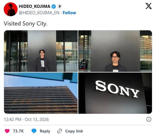 Хидео Кодзима посетил штаб-квартиру Sony, несмотря на слухи о разрыве отношений