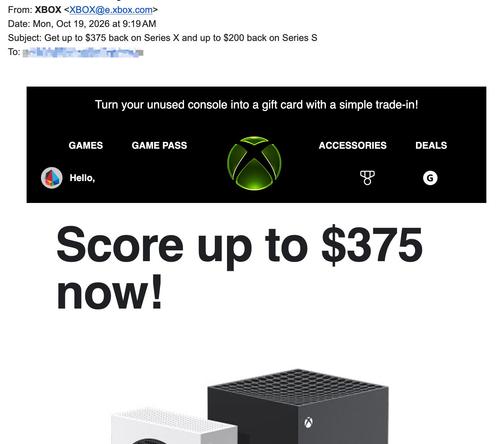 Microsoft urges owners of unused Xbox Series X|S to trade in consoles amid rising prices