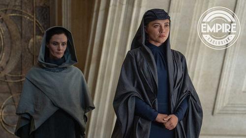 The Emperor's Wife Emerges from the Shadows - A New Shot of Florence Pugh in the Third "Dune" Revealed