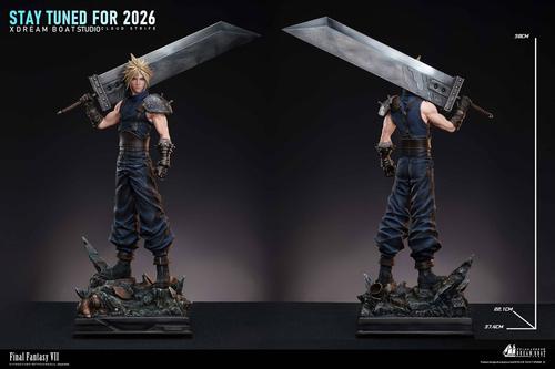 Dream Boat Studio opened pre-orders for an unofficial Cloud Strife statue with a motorcycle from Final Fantasy VII Remake
