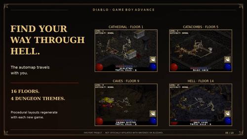 Classic Diablo unofficially ported to Game Boy Advance — “Hell fits in your pocket”