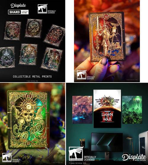Los derechos de las imágenes pertenecen a Games Workshop, Deep Silver, King Art Games y Displate