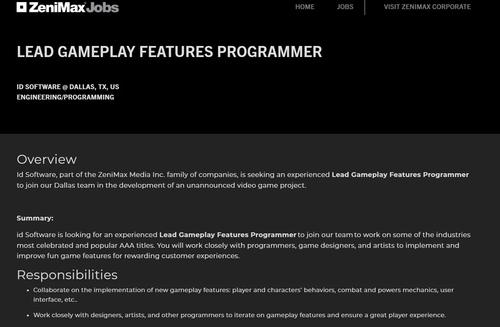 Vacante en id Software