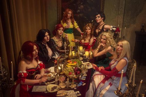 Photographer: CHATSKYPHOTO. Cosplayers: Daria Rooz, Mako, Yana Konstantinova, Lin Lin, Ulyana Ageeva-Goncharova, Alexandra Vladimirovna, Corvus Albino and Ksenia Sedova