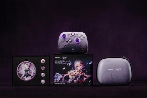 8BitDo presenta el gamepad Ultimate 2 al estilo de Umbra de Honkai: Star Rail