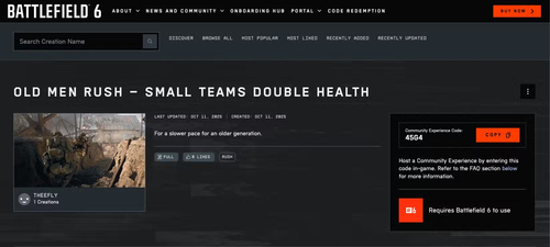 EA Website