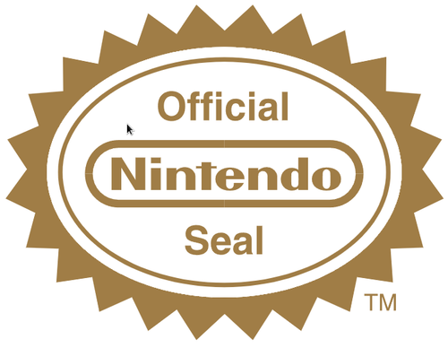 Знак качества Nintendo. Американская версия.