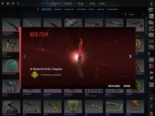 El precio medio de este cuchillo en sitios de terceros era de unos 1 500 000 rublos /&nbsp;Valve