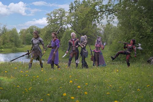 Фотограф: KIRA photoarts. Косплееры: Frau_Haku, Alvarez, Nova, Aoki, Narga, Kristina Rein