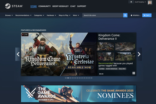 Cuenta de Geoff Keighley en X