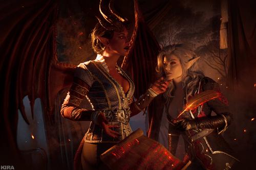 Photographer: KIRA photoarts. Cosplayers: Frau_Haku | Olga Haku, CYXARIC | Yulia Ertel