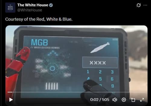 @WhiteHouse