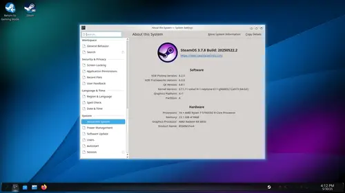 SteamOS основан на Linux